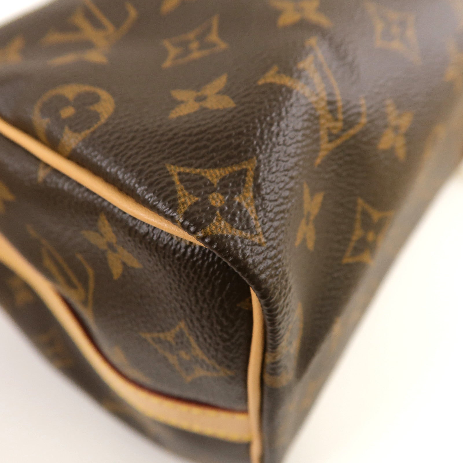 LOUIS VUITTON Monogram Speedy Bandouliere 25金扣手挽肩背兩用袋啡色