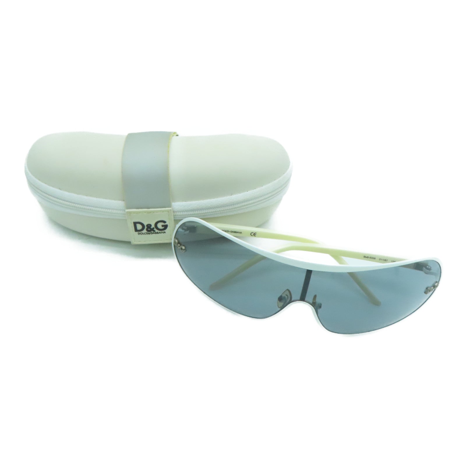 D&amp;G PVC Sunglasses White/Grey