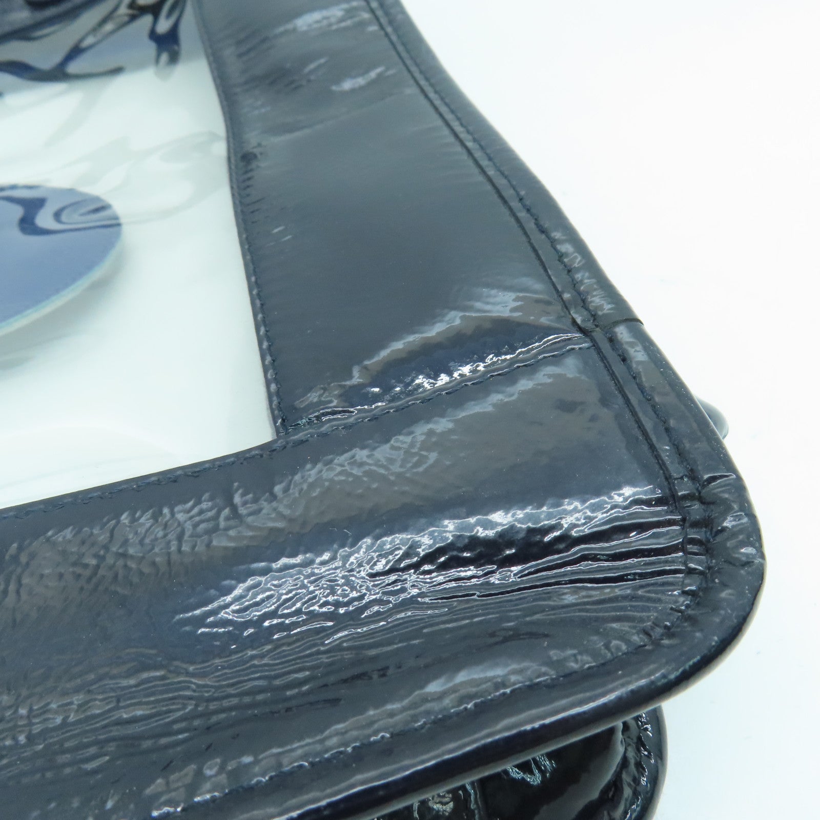 Anya Hindmarch PVC Eyes Rainy Day Tote Bag金扣手挽袋藍色