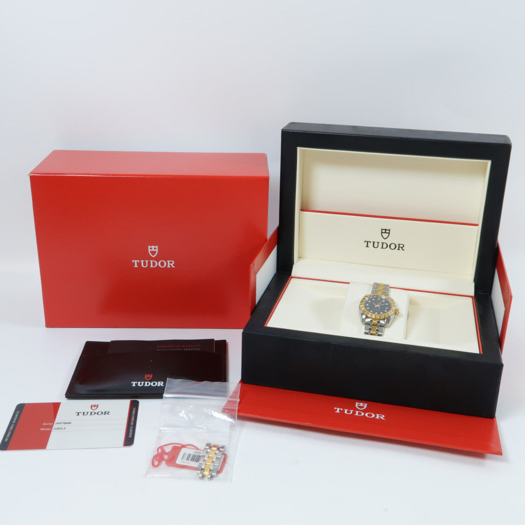TUDOR 18K黃金Classic Watch不鏽鋼手錶自動機芯黑色
