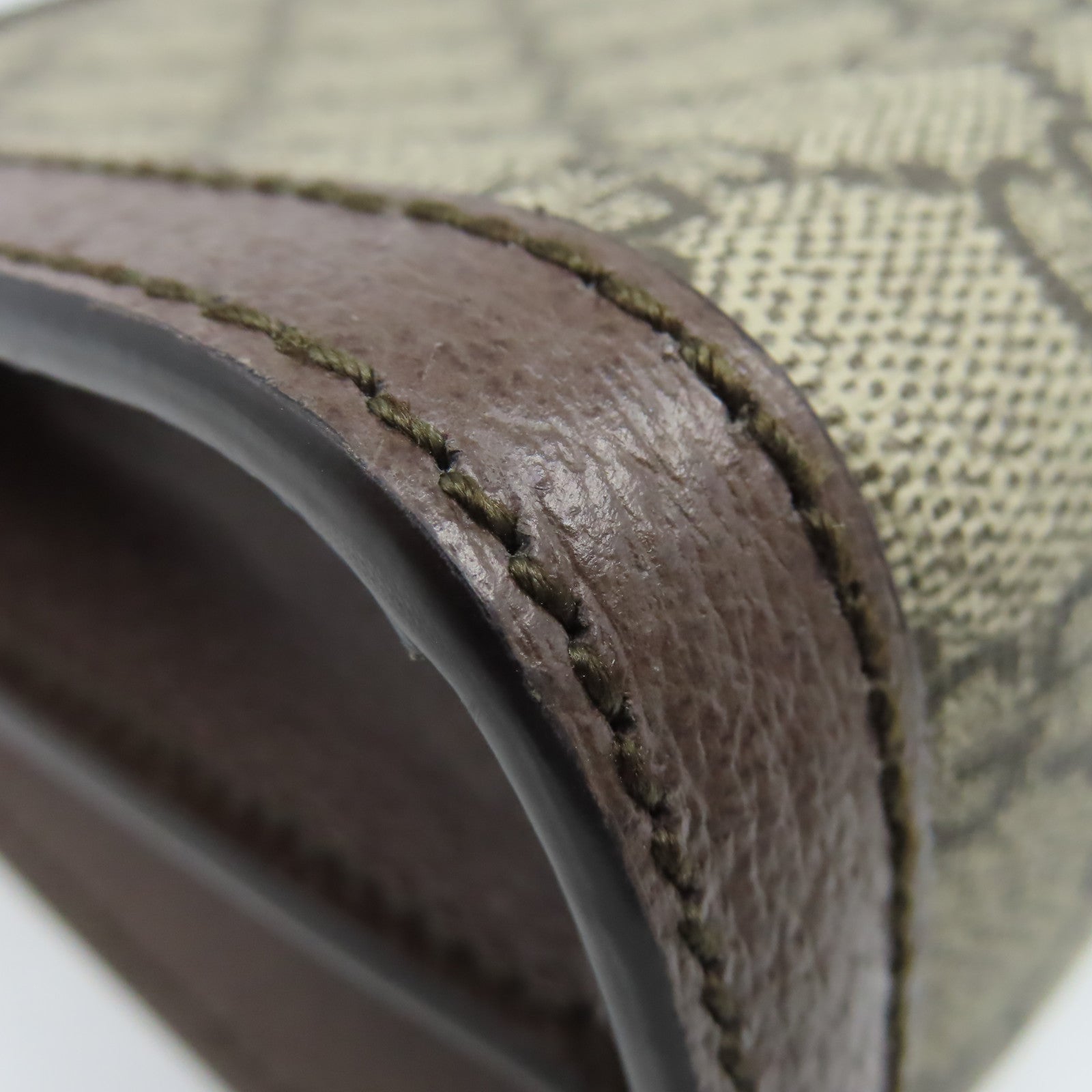 GUCCI 塗層帆布Ophidia GG鏈帶肩背袋啡色