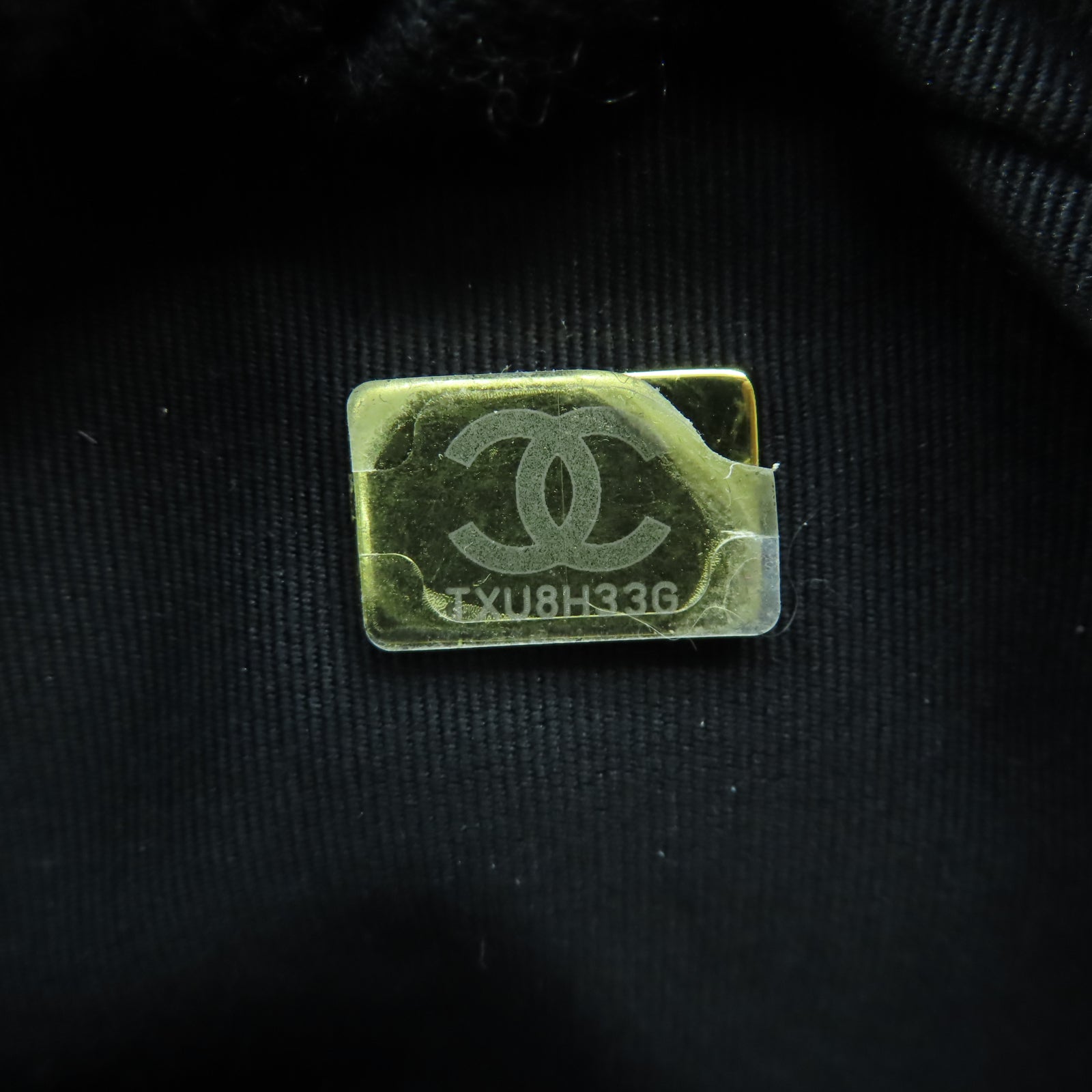 CHANEL 菱格羊皮皮革Chain Shoulder金扣鏈帶肩背袋黑色