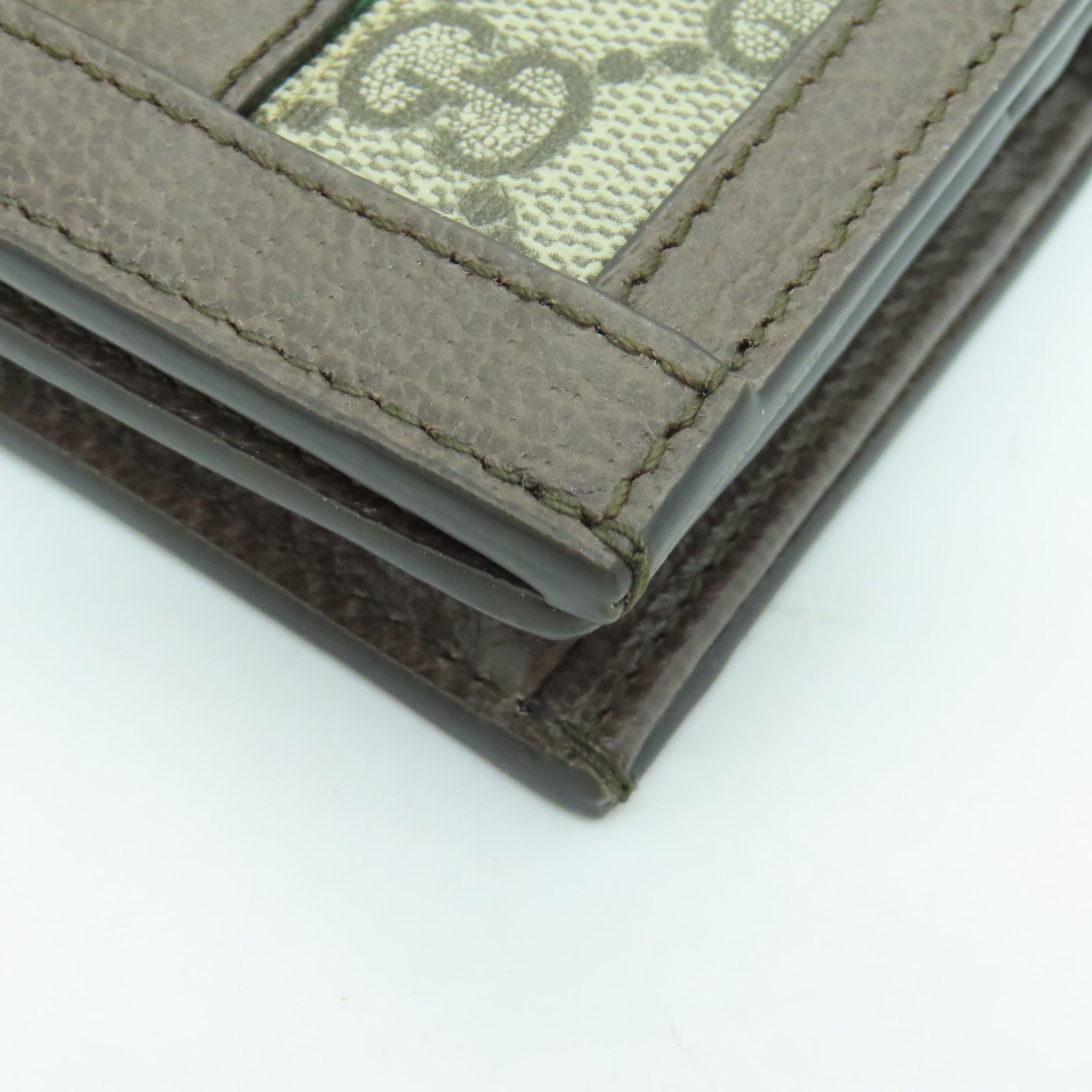 GUCCI 塗層帆布Ophidia Wallet金扣錢包