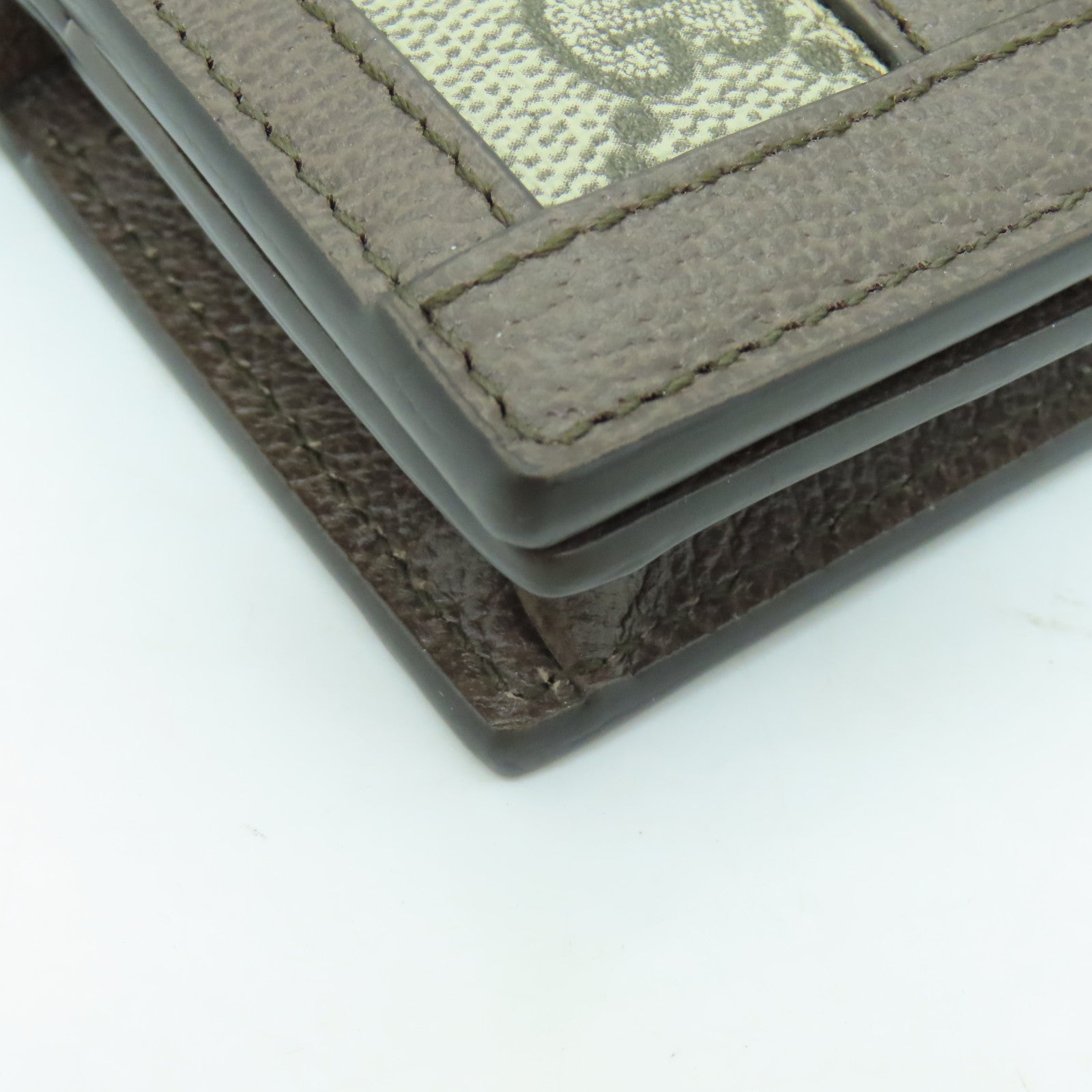 GUCCI 塗層帆布Ophidia Wallet金扣錢包