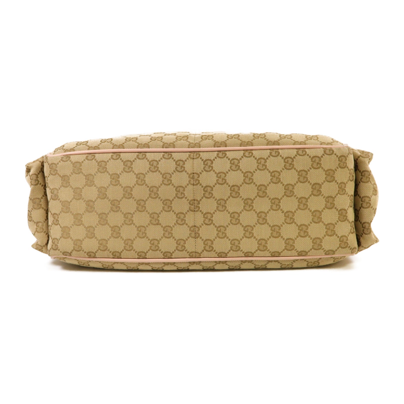 GUCCI 帆布Shoulder Bag金扣肩背袋啡色