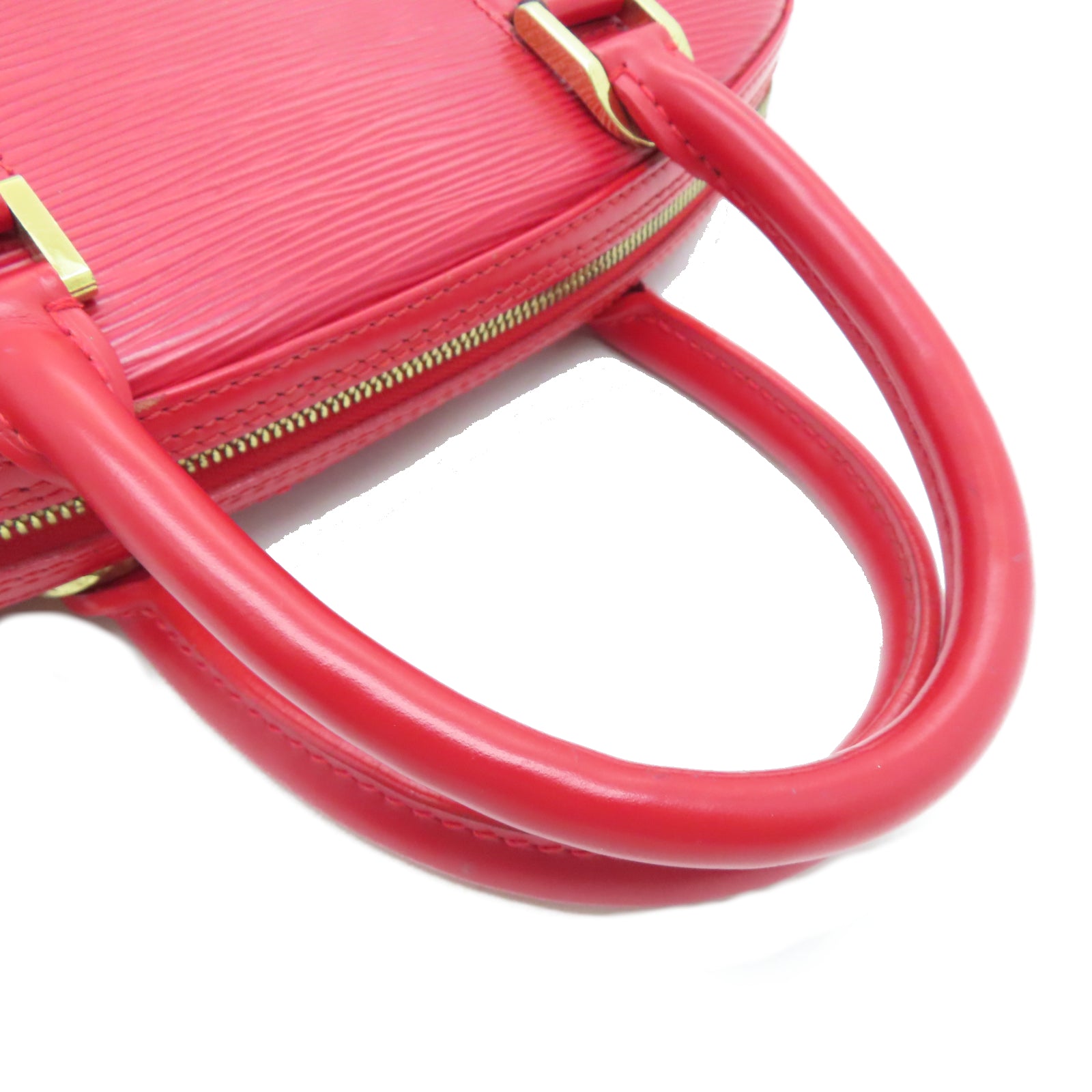 LOUIS VUITTON Epi皮革Jasmin金扣手挽袋红色