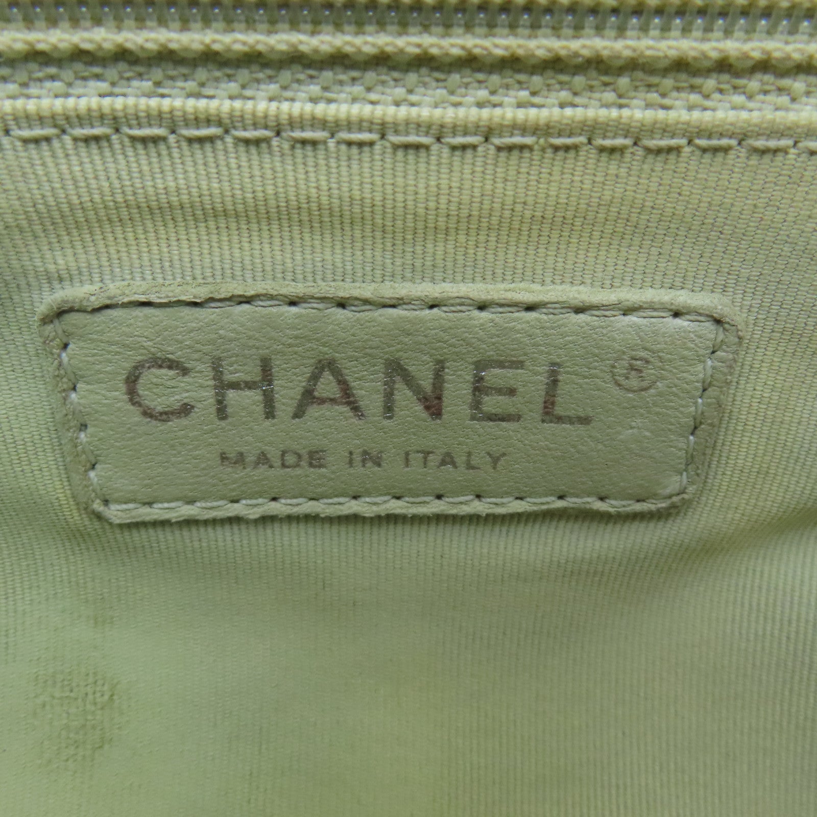 CHANEL 菱格牛皮皮革Chain Shoulder Bag銀扣鏈帶肩背袋深藍色