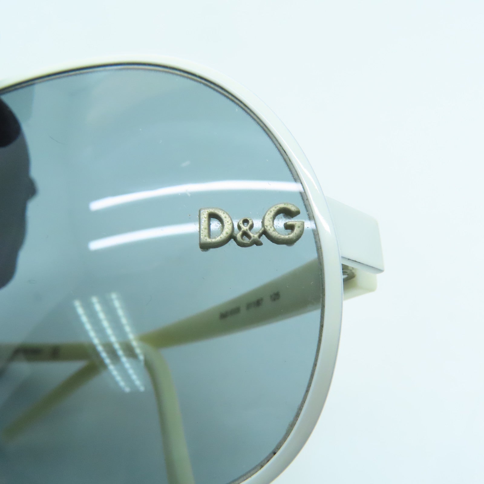 D&amp;G PVC Sunglasses White/Grey