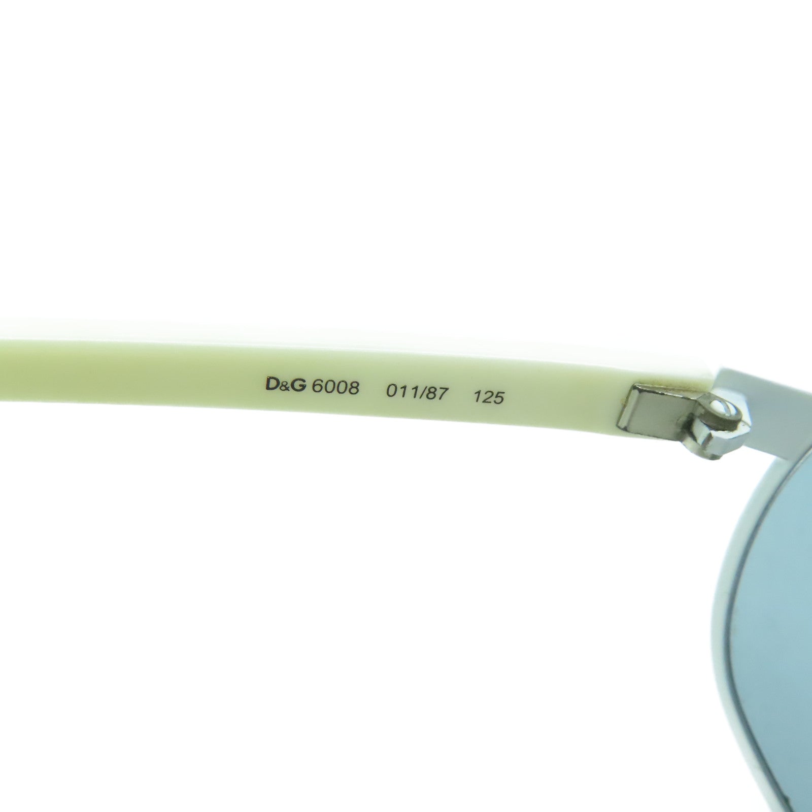 D&amp;G PVC Sunglasses White/Grey