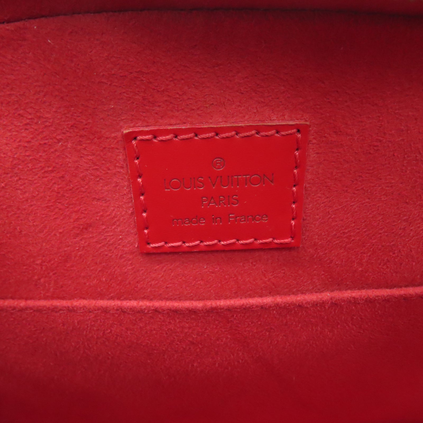 LOUIS VUITTON Epi皮革Jasmin金扣手挽袋红色