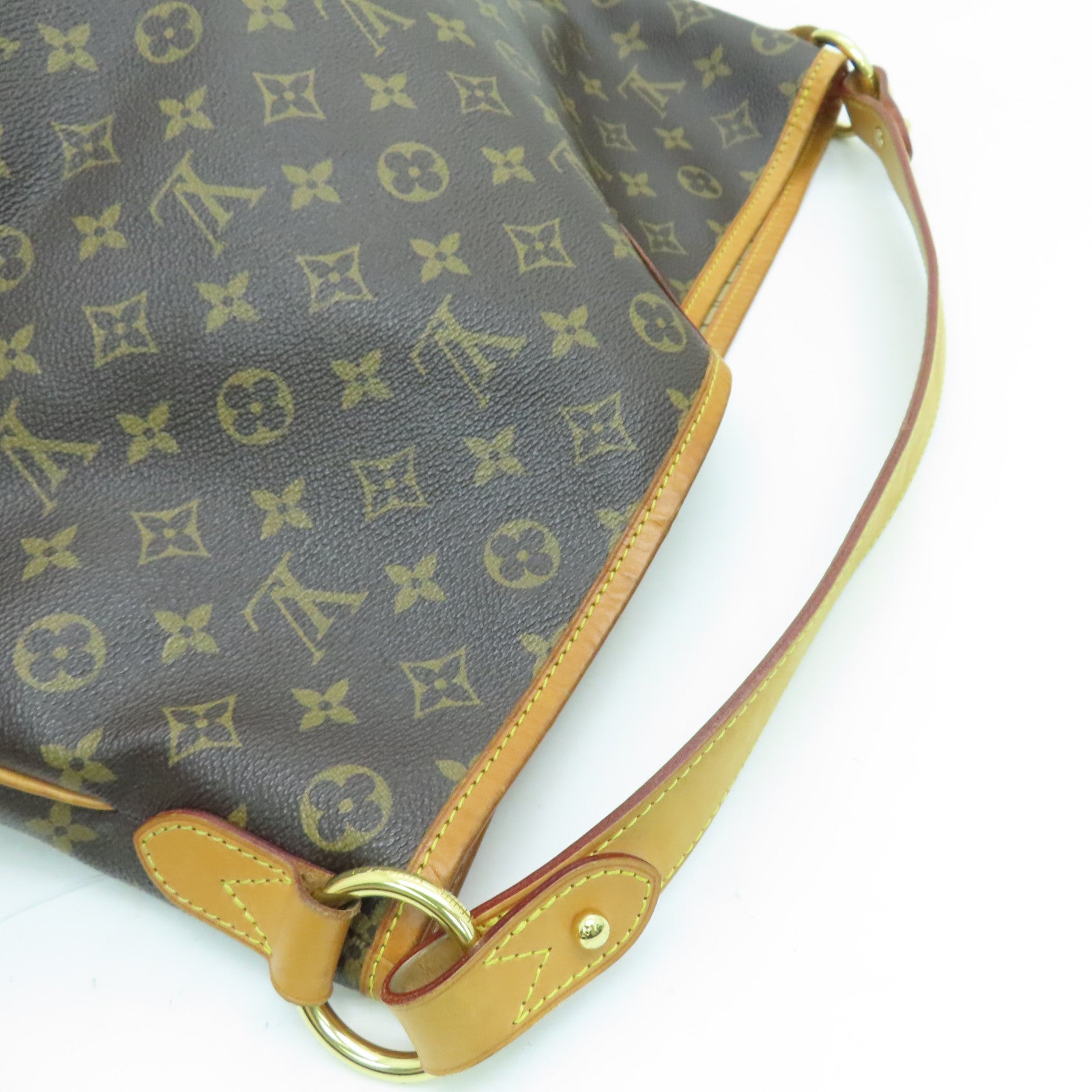 LOUIS VUITTON Monogram Delightful PM Shoulder金扣肩背袋啡色
