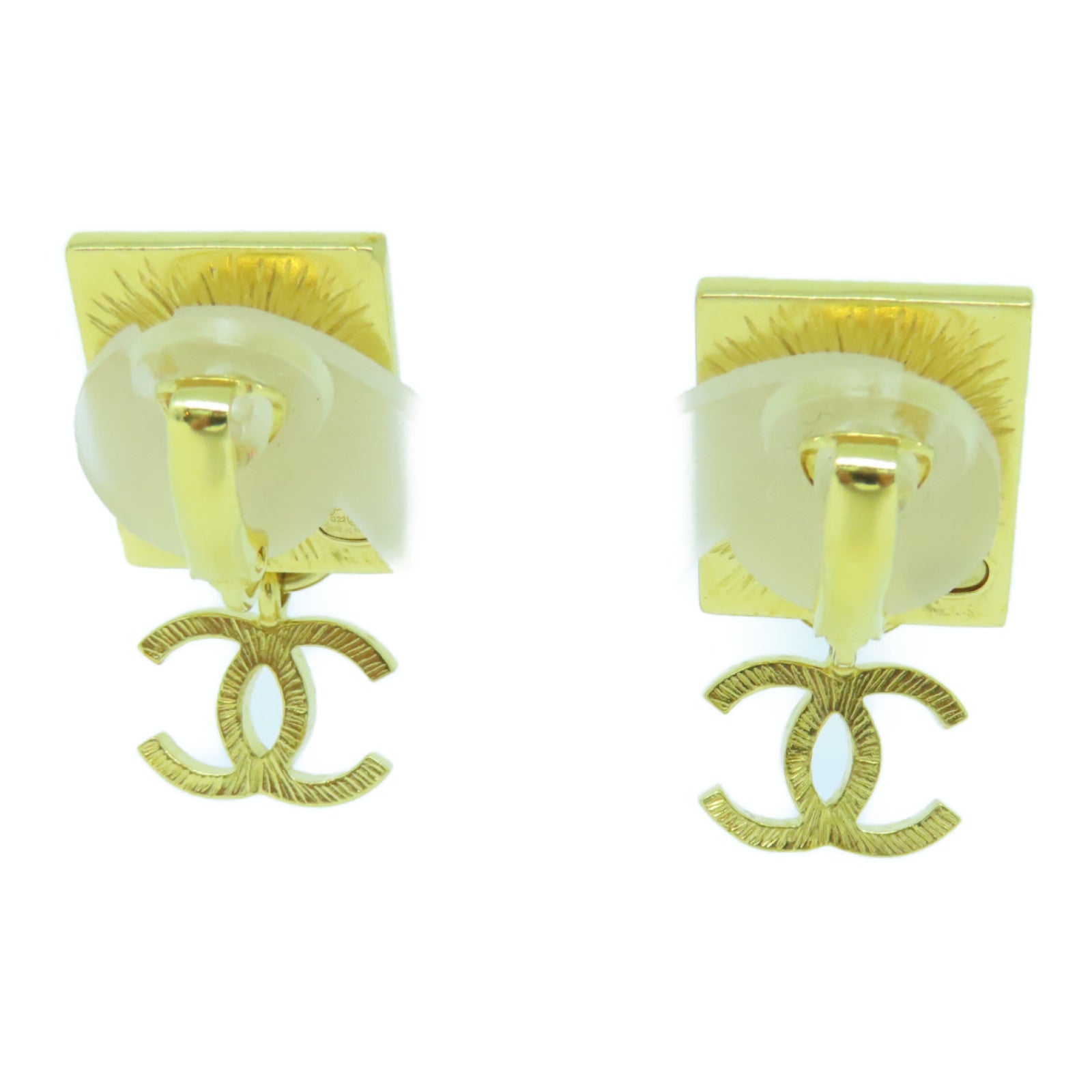 CHANEL 金属Earrings金扣耳环