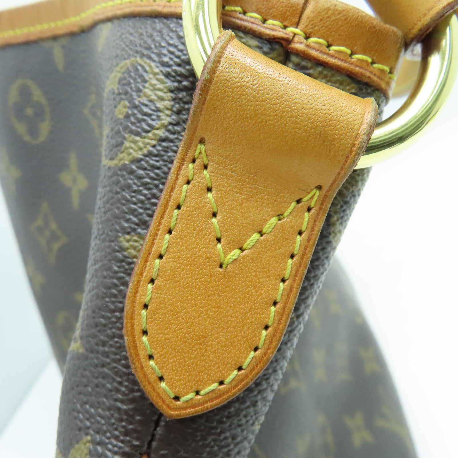 LOUIS VUITTON Monogram Delightful PM Shoulder金扣肩背袋啡色