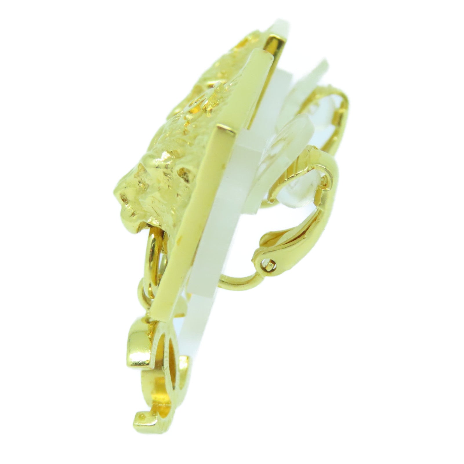 CHANEL 金属Earrings金扣耳环