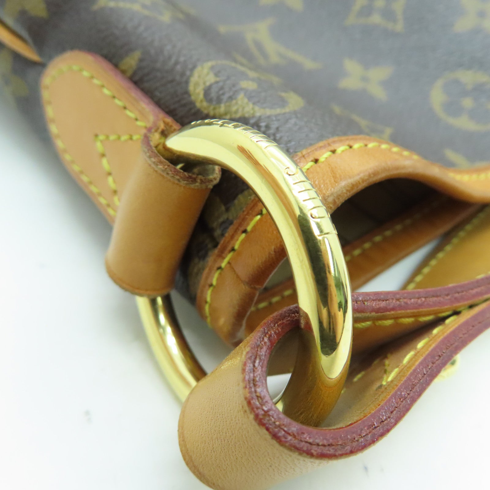 LOUIS VUITTON Monogram Delightful PM Shoulder金扣肩背袋啡色