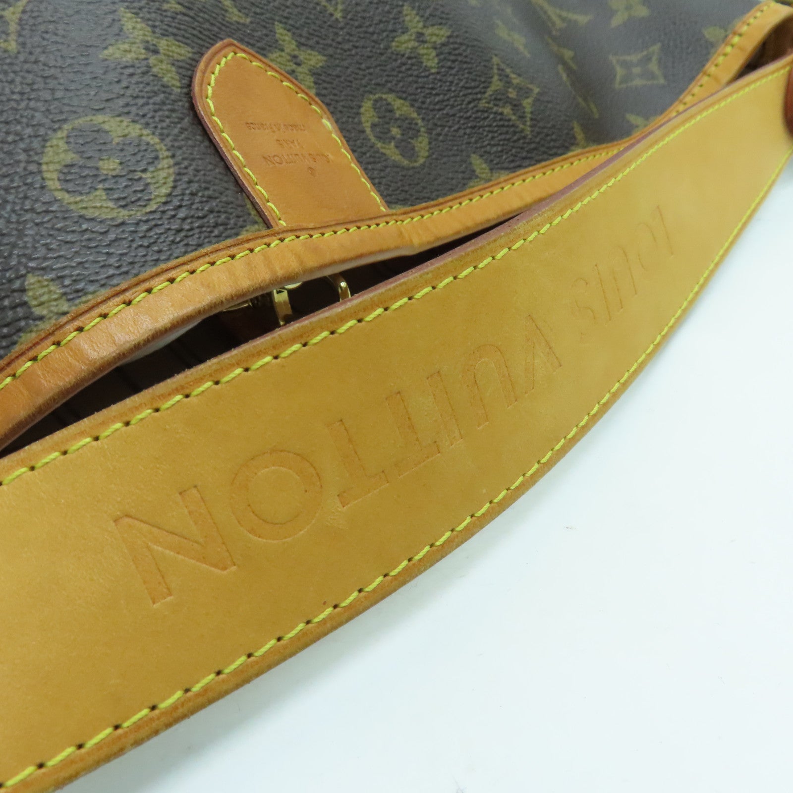 LOUIS VUITTON Monogram Delightful PM Shoulder金扣肩背袋啡色