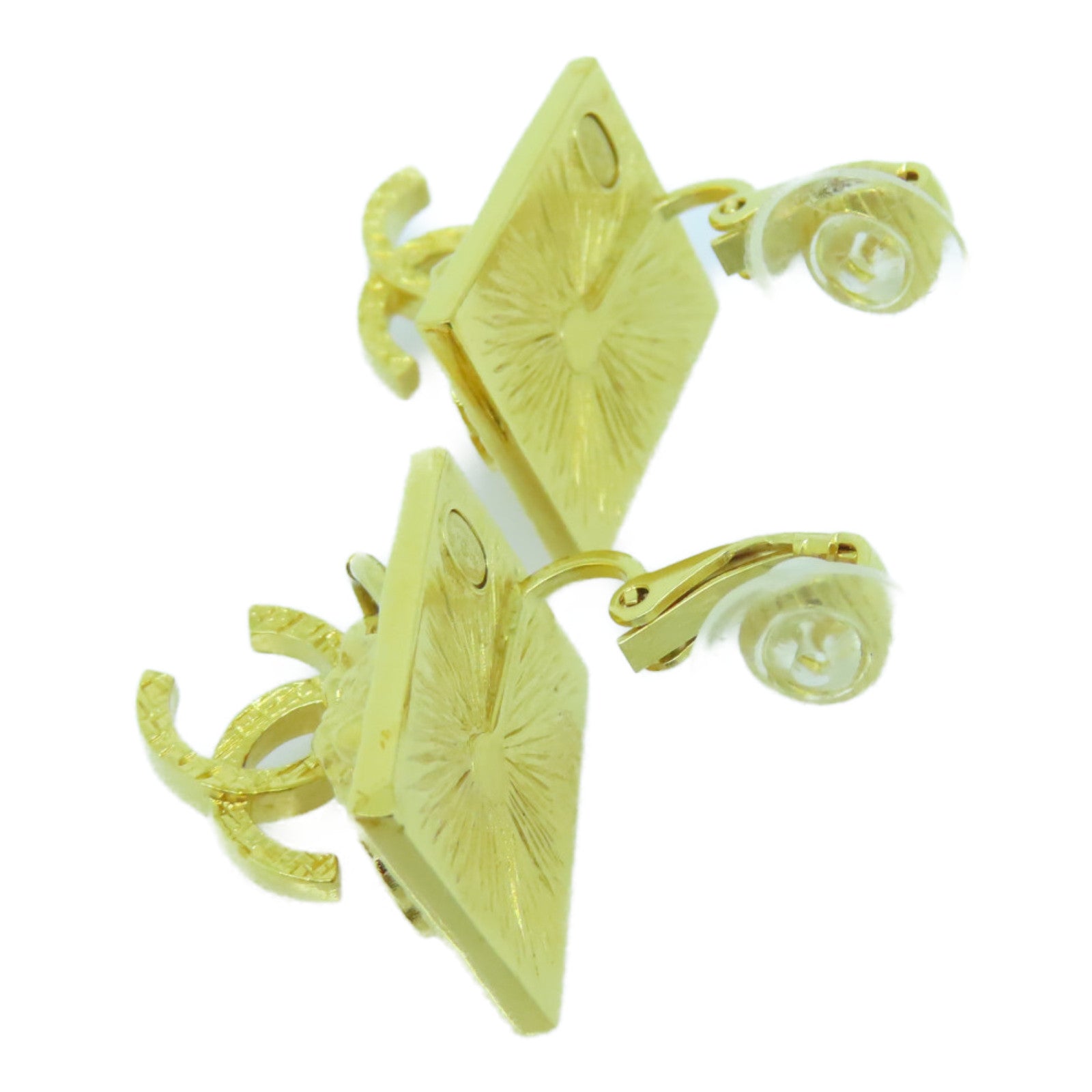 CHANEL 金属Earrings金扣耳环
