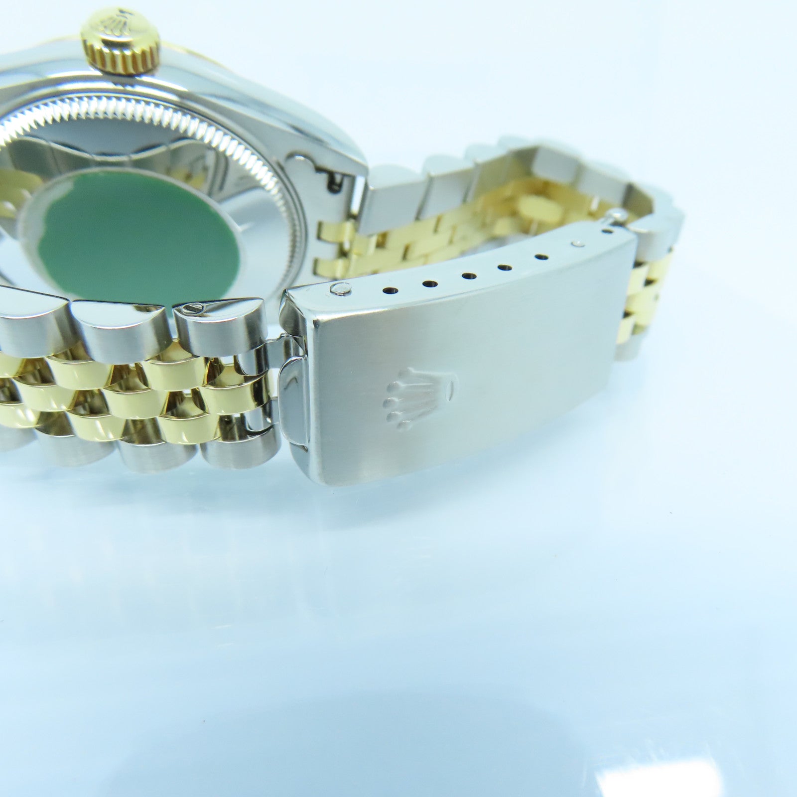 ROLEX Datejust 18K黄金/不鏽鋼手錶自動機芯白色