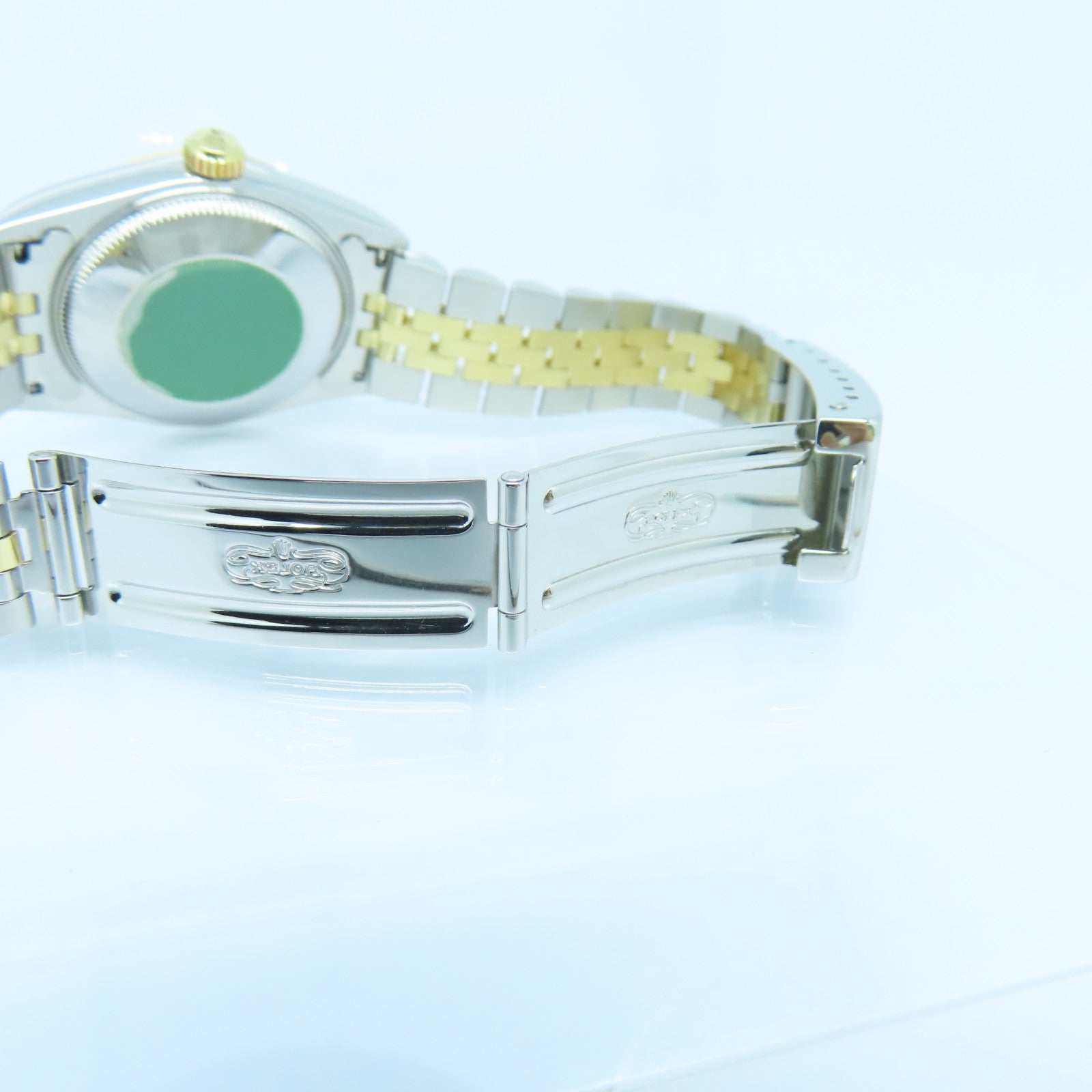 ROLEX Datejust 18K黄金/不鏽鋼手錶自動機芯白色