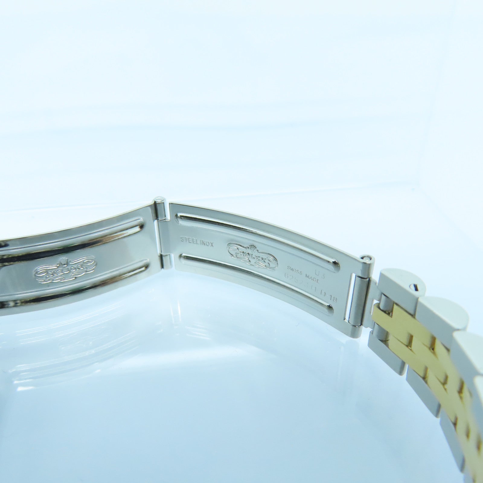 ROLEX Datejust 18K黄金/不鏽鋼手錶自動機芯白色