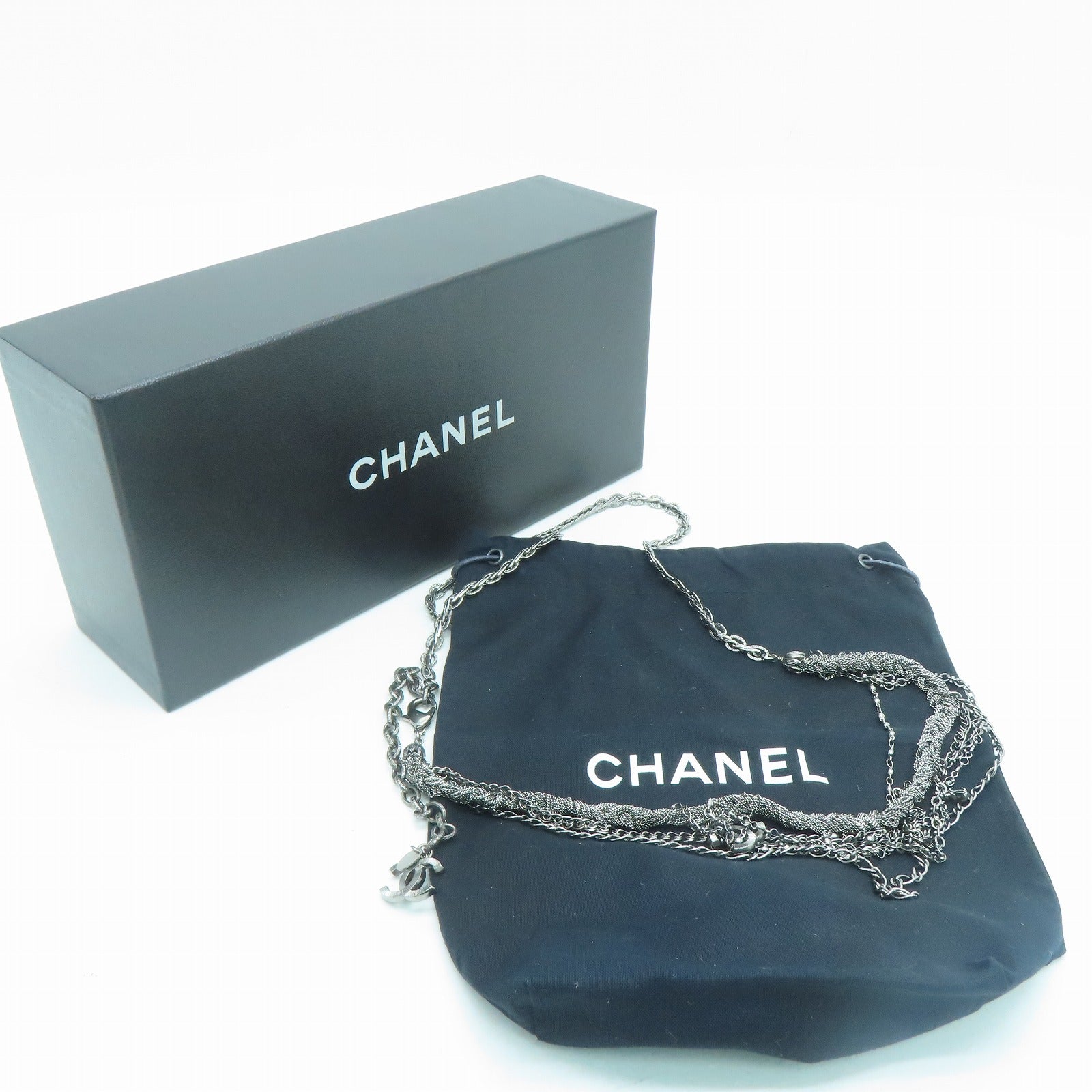 CHANEL 金属Chain Belt链带黑色