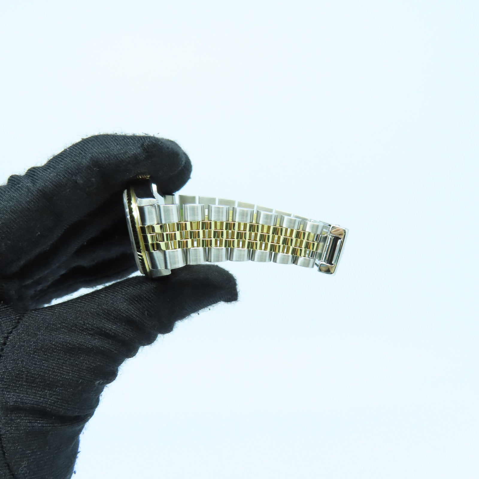 ROLEX Datejust 18K黄金/不鏽鋼手錶自動機芯白色