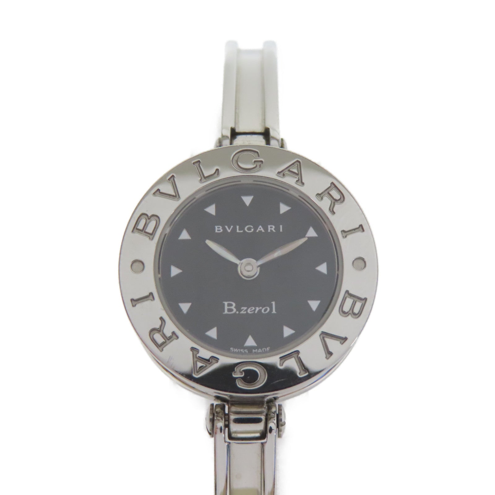 BVLGARI 不鏽鋼B-zero1手錶黑色#16.25cm