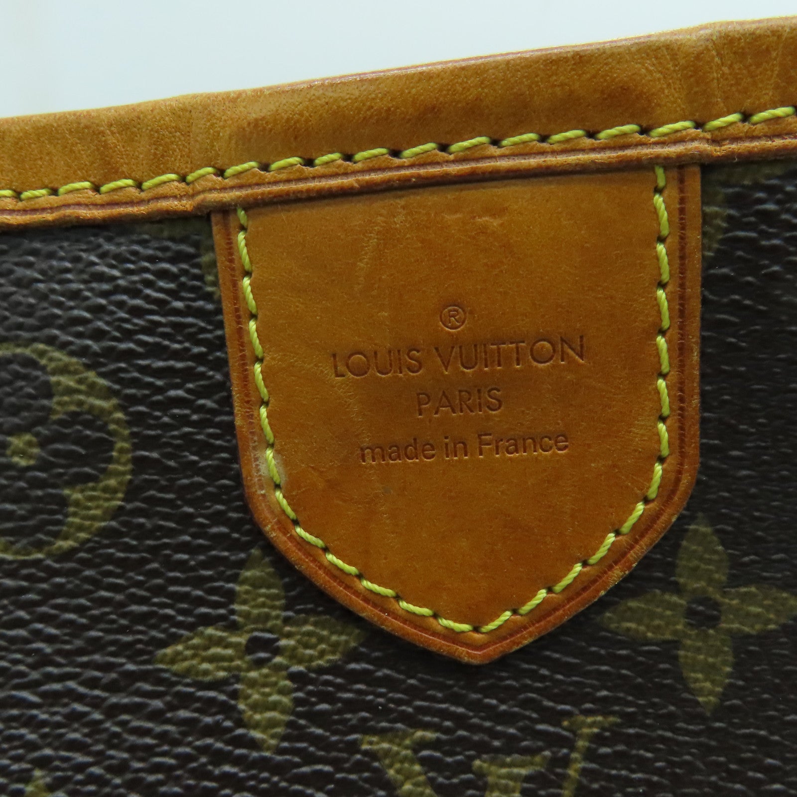 LOUIS VUITTON Monogram Delightful PM Shoulder金扣肩背袋啡色