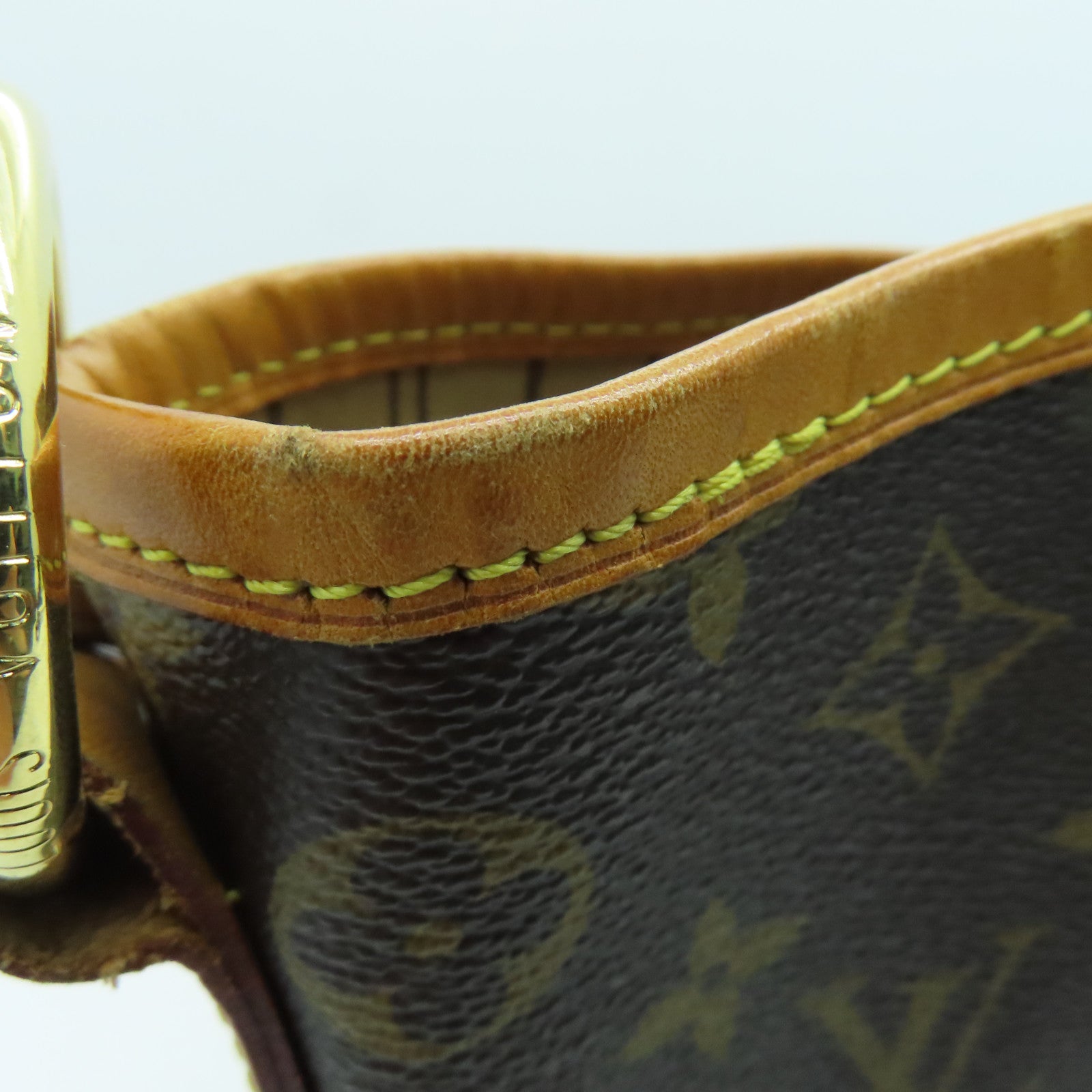LOUIS VUITTON Monogram Delightful PM Shoulder金扣肩背袋啡色