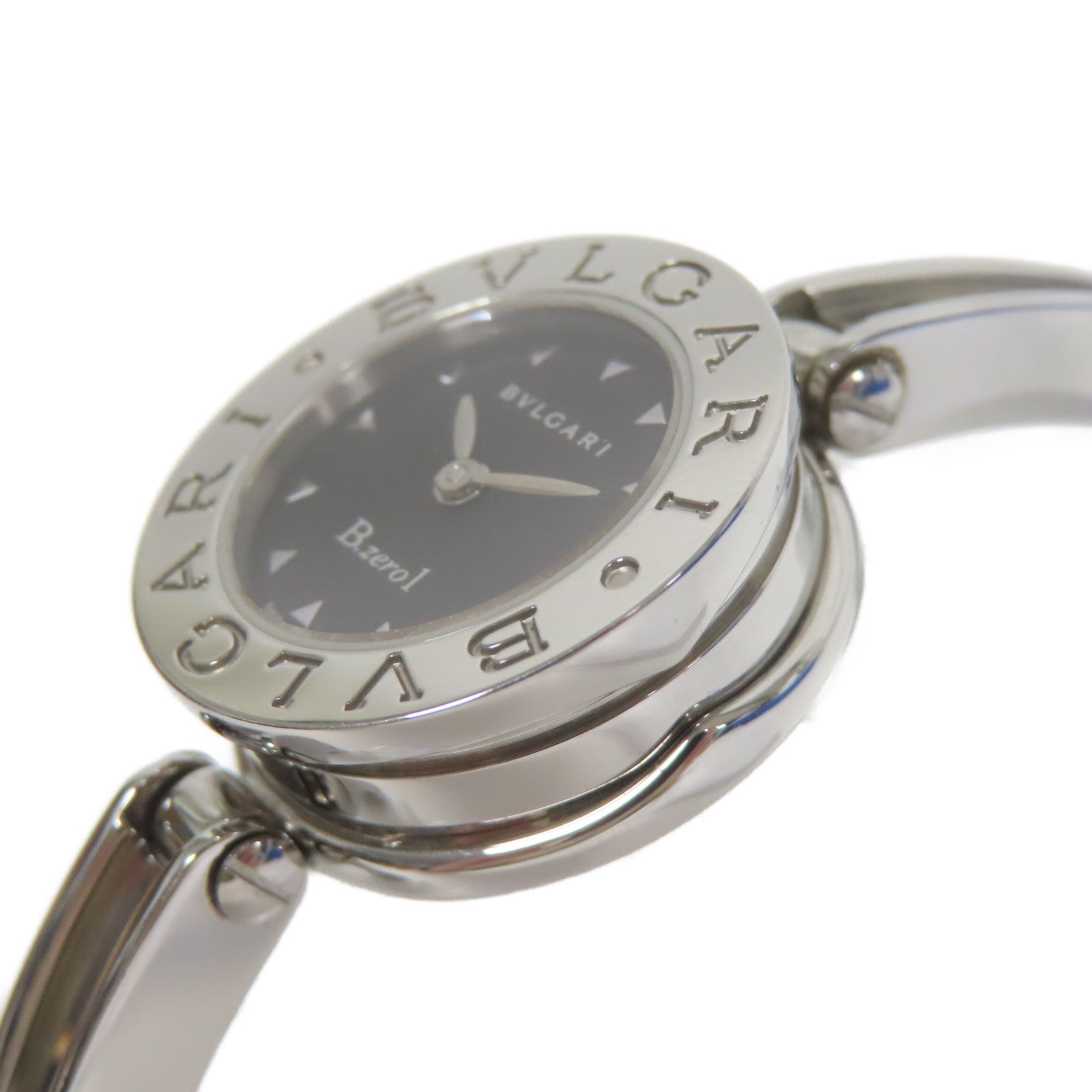 BVLGARI 不鏽鋼B-zero1手錶黑色#16.25cm