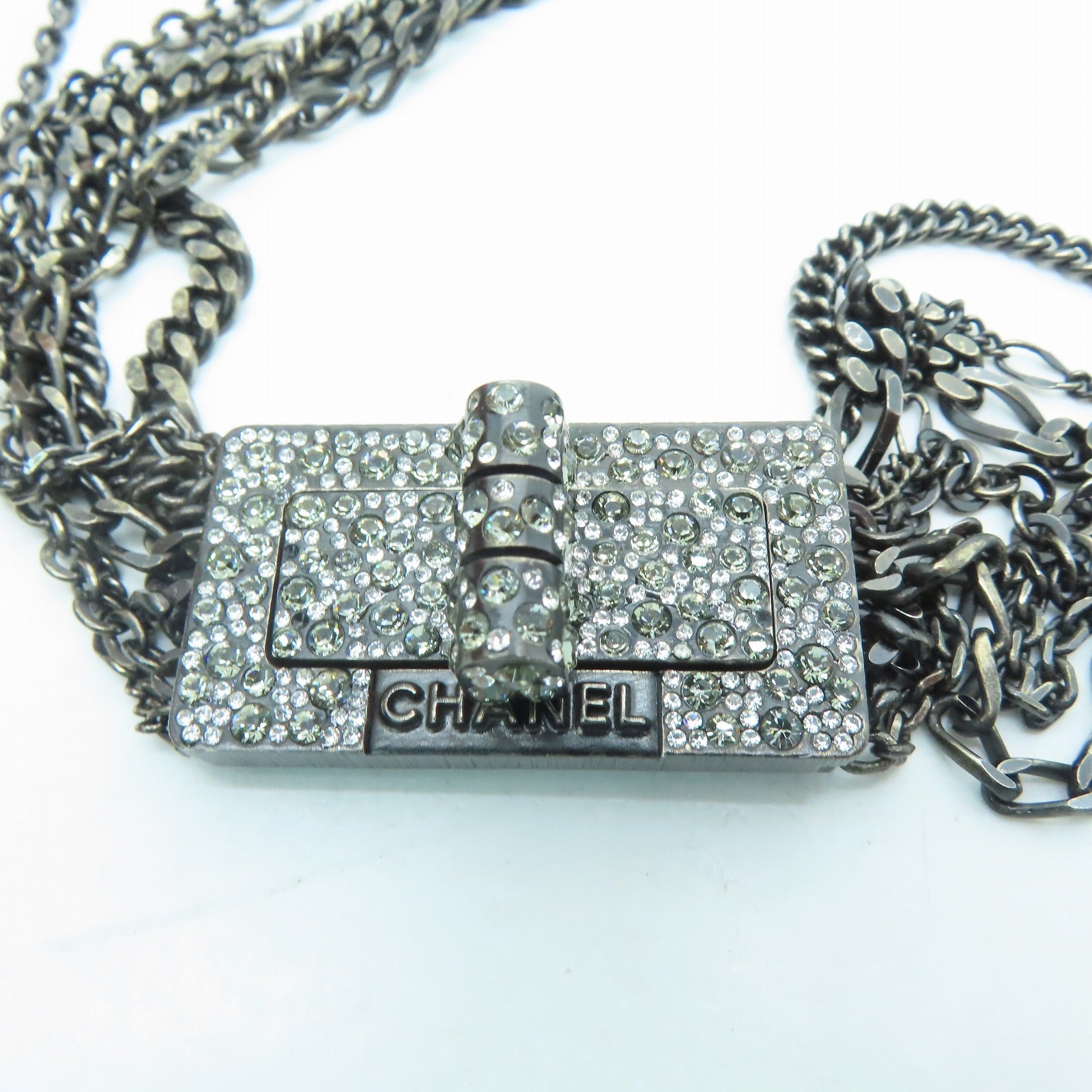 CHANEL 水晶/金属2.55 Chain Belt链带银色