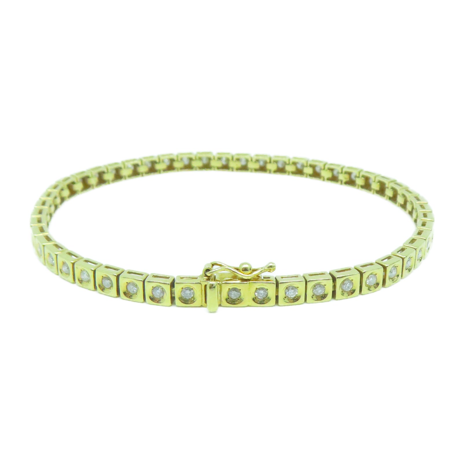 JEWELRY 18K黃金Diamond Bracelet 11.3g鑽石手鏈金色