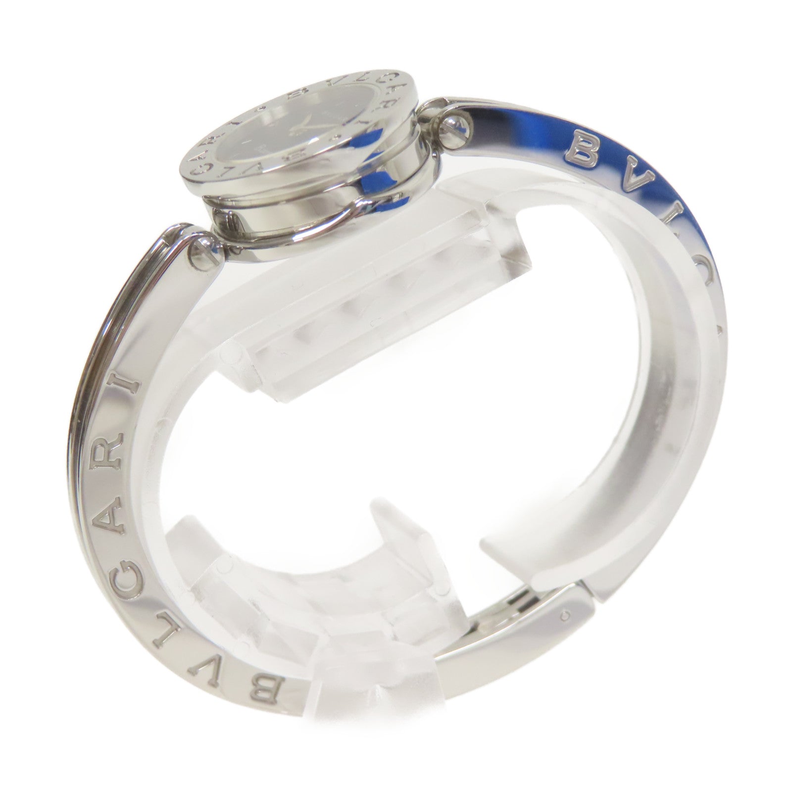 BVLGARI 不鏽鋼B-zero1手錶黑色#16.25cm