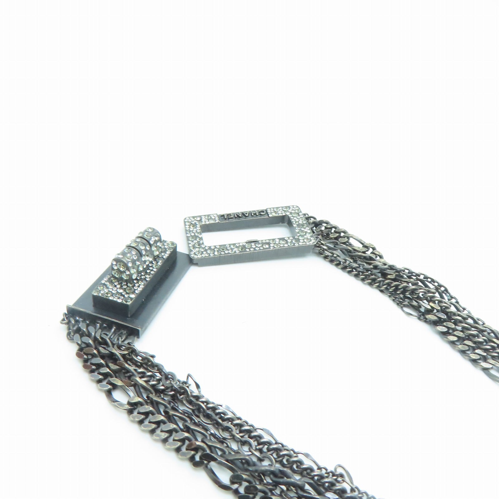 CHANEL 水晶/金属2.55 Chain Belt链带银色