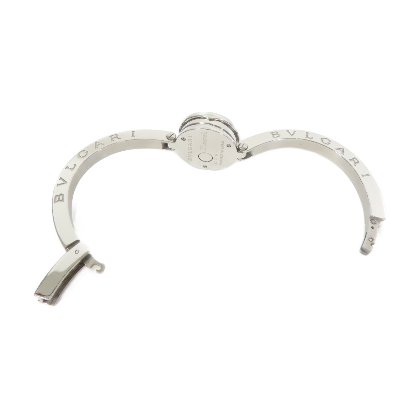 BVLGARI 不鏽鋼B-zero1手錶黑色#16.25cm