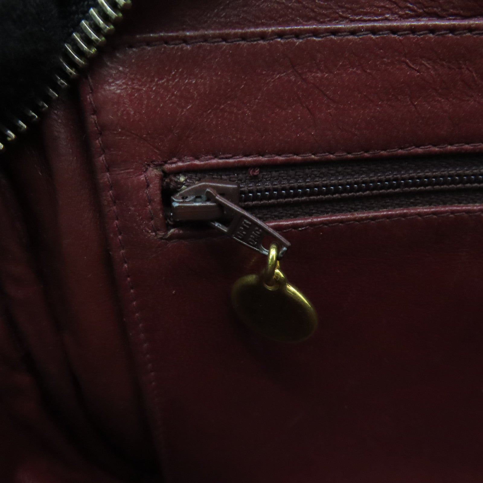 CHANEL 菱格牛皮皮革Chain Shoulder Bag金扣链带肩背袋黑色