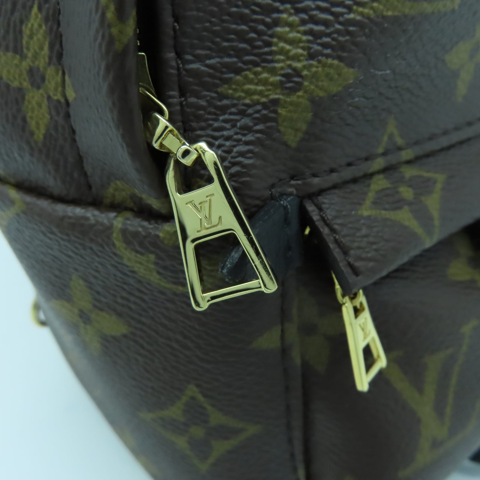 LOUIS VUITTON Monogram Palm Springs Mini金扣背包啡色