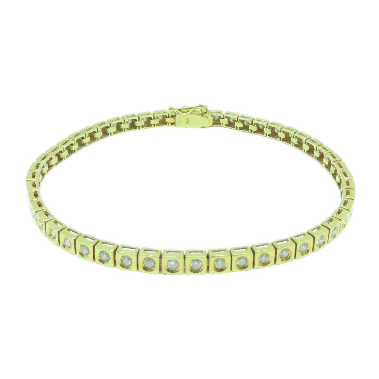 JEWELRY 18K黃金Diamond Bracelet 11.3g鑽石手鏈金色