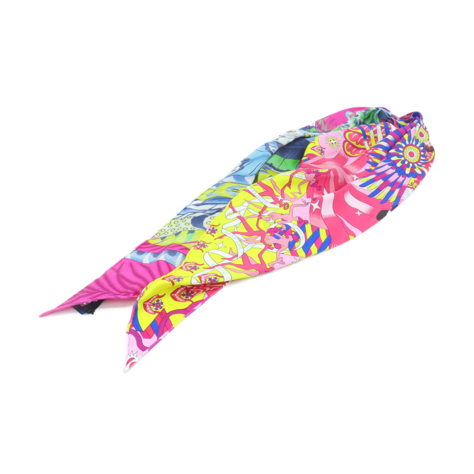 HERMES 【激減優惠】絲質Scarf絲巾粉紅色彩色