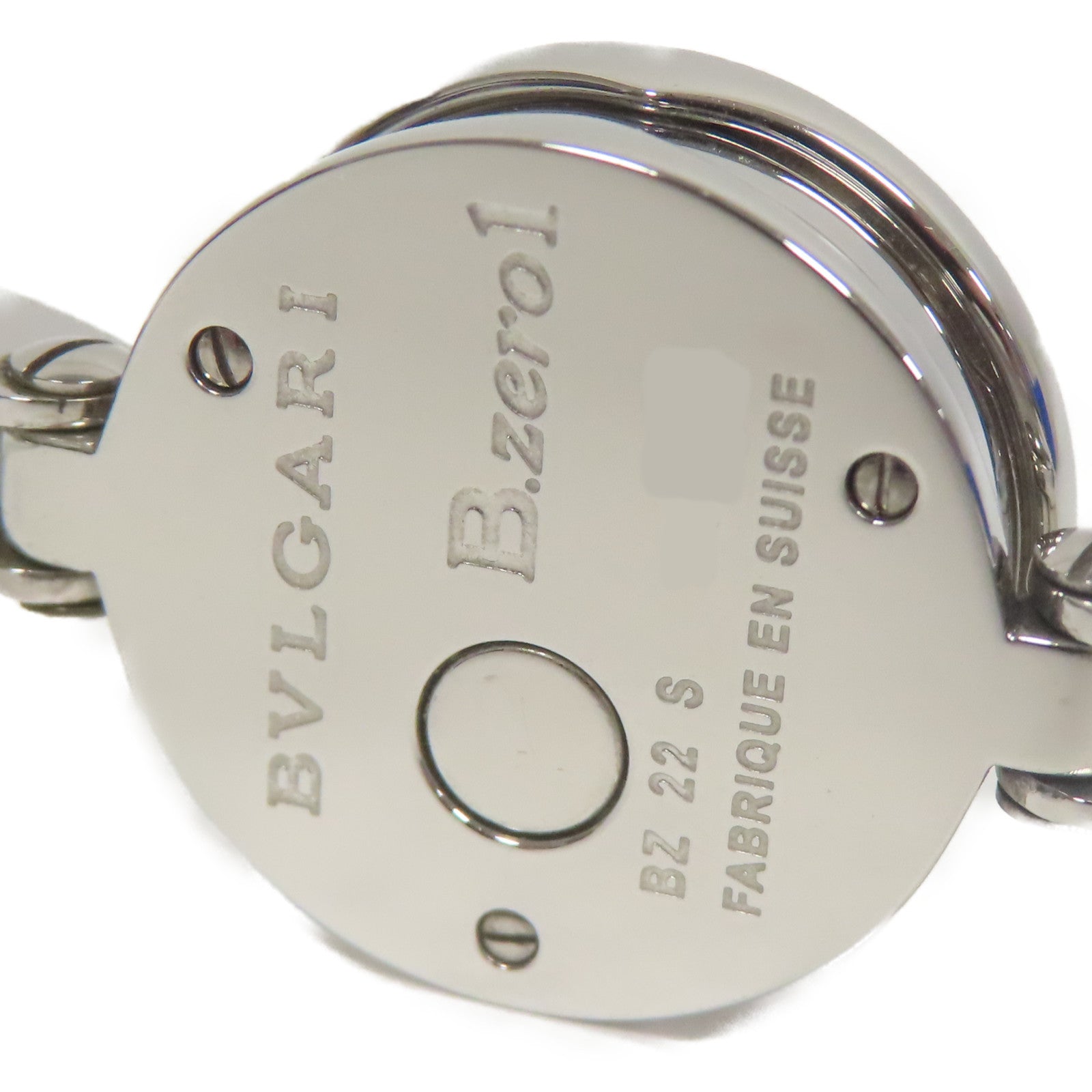 BVLGARI 不鏽鋼B-zero1手錶黑色#16.25cm