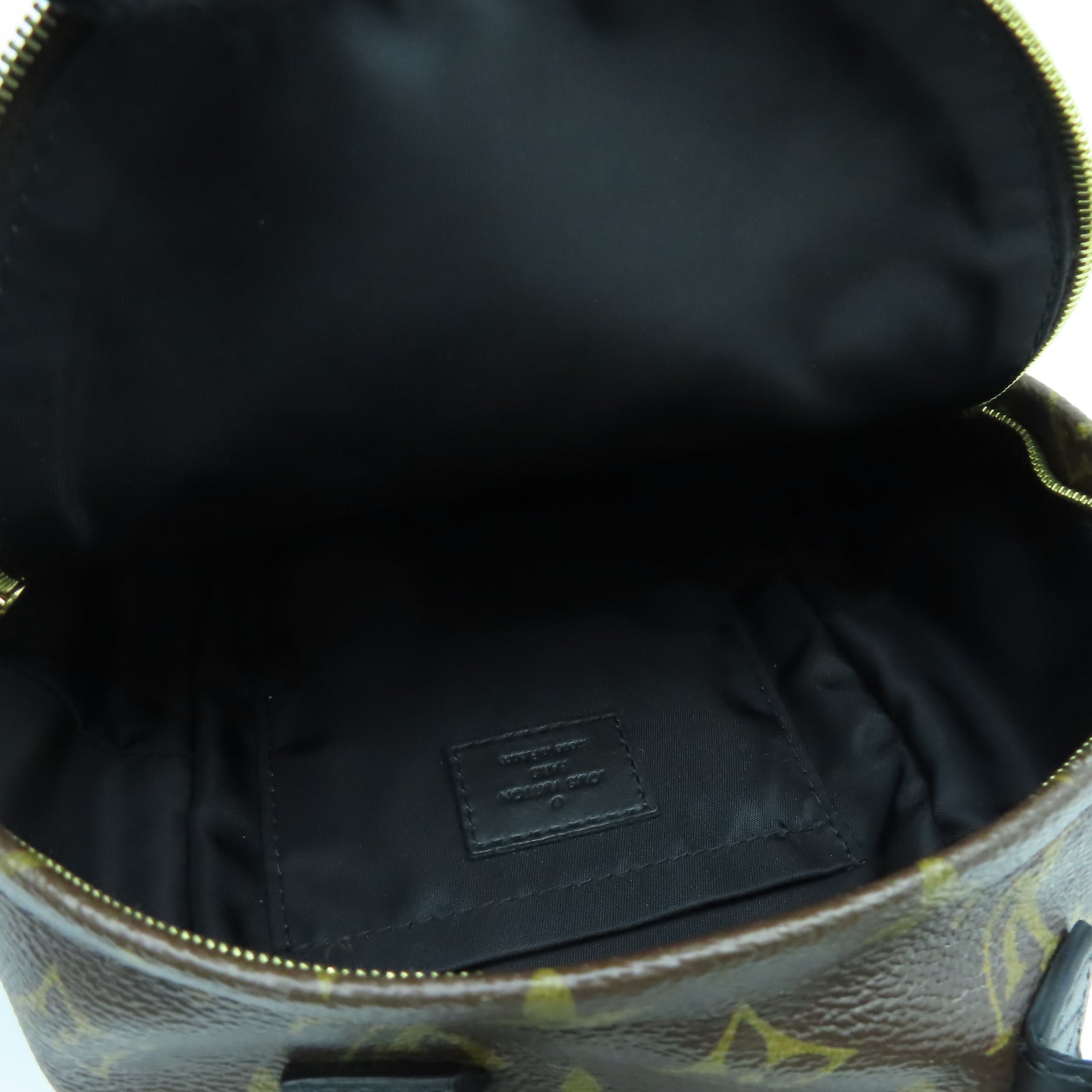 LOUIS VUITTON Monogram Palm Springs Mini金扣背包啡色