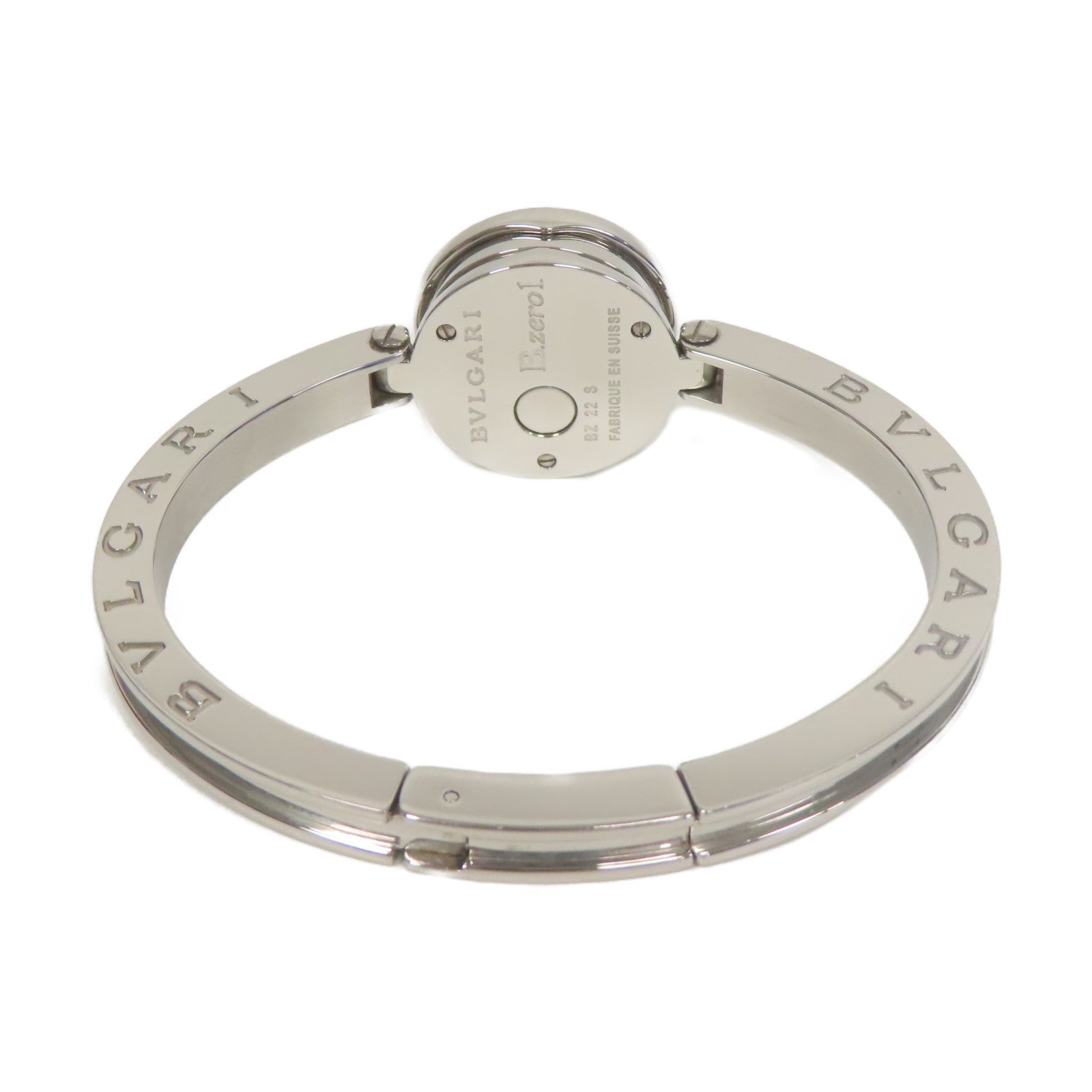 BVLGARI 不鏽鋼B-zero1手錶黑色#16.25cm