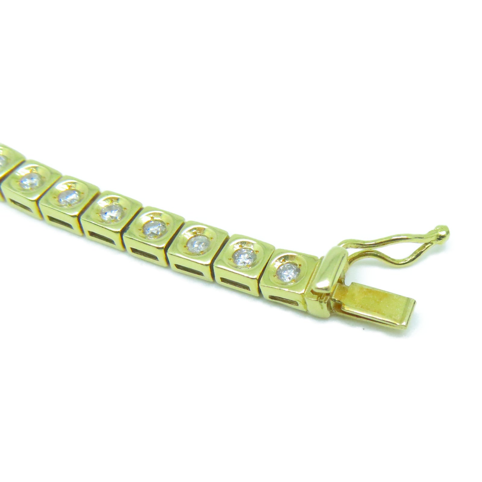 JEWELRY 18K黃金Diamond Bracelet 11.3g鑽石手鏈金色