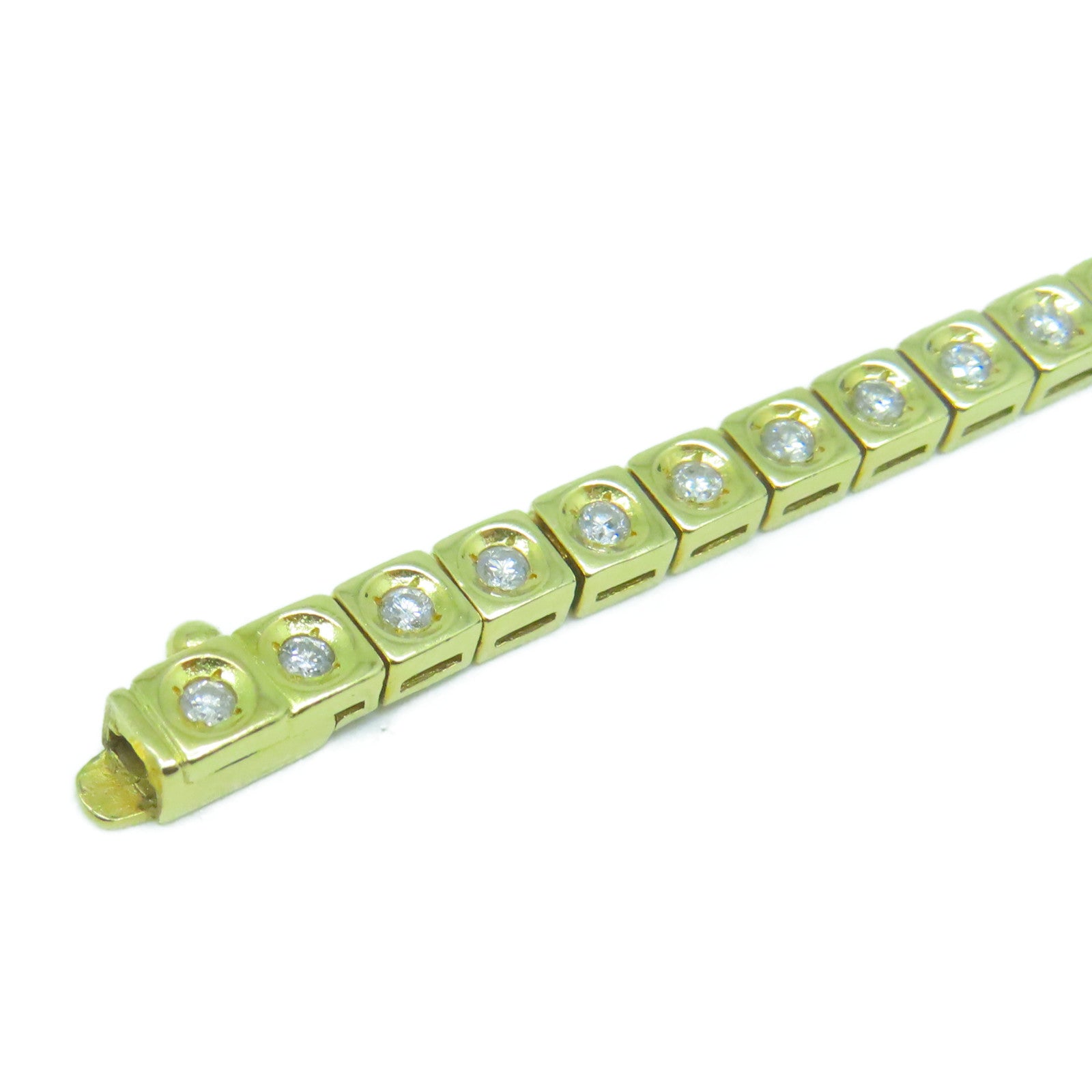 JEWELRY 18K黃金Diamond Bracelet 11.3g鑽石手鏈金色