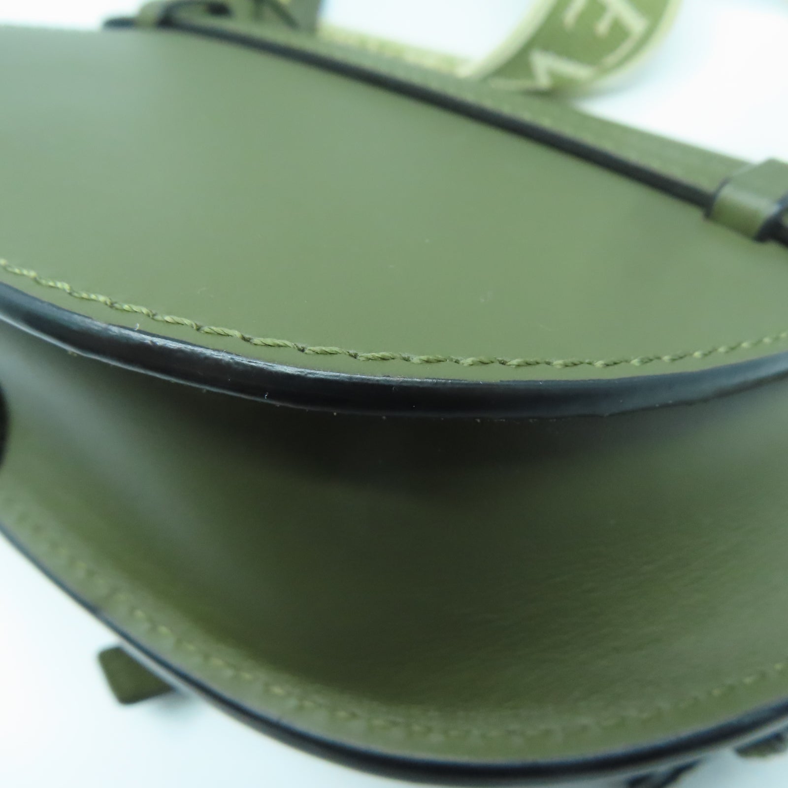 LOEWE 牛皮皮革Mini Gate金扣肩背袋綠色