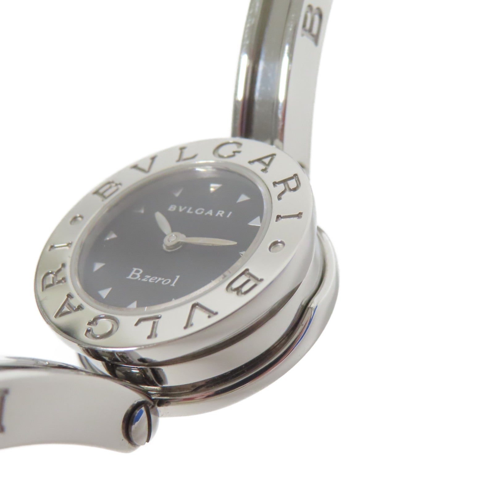 BVLGARI 不鏽鋼B-zero1手錶黑色#16.25cm