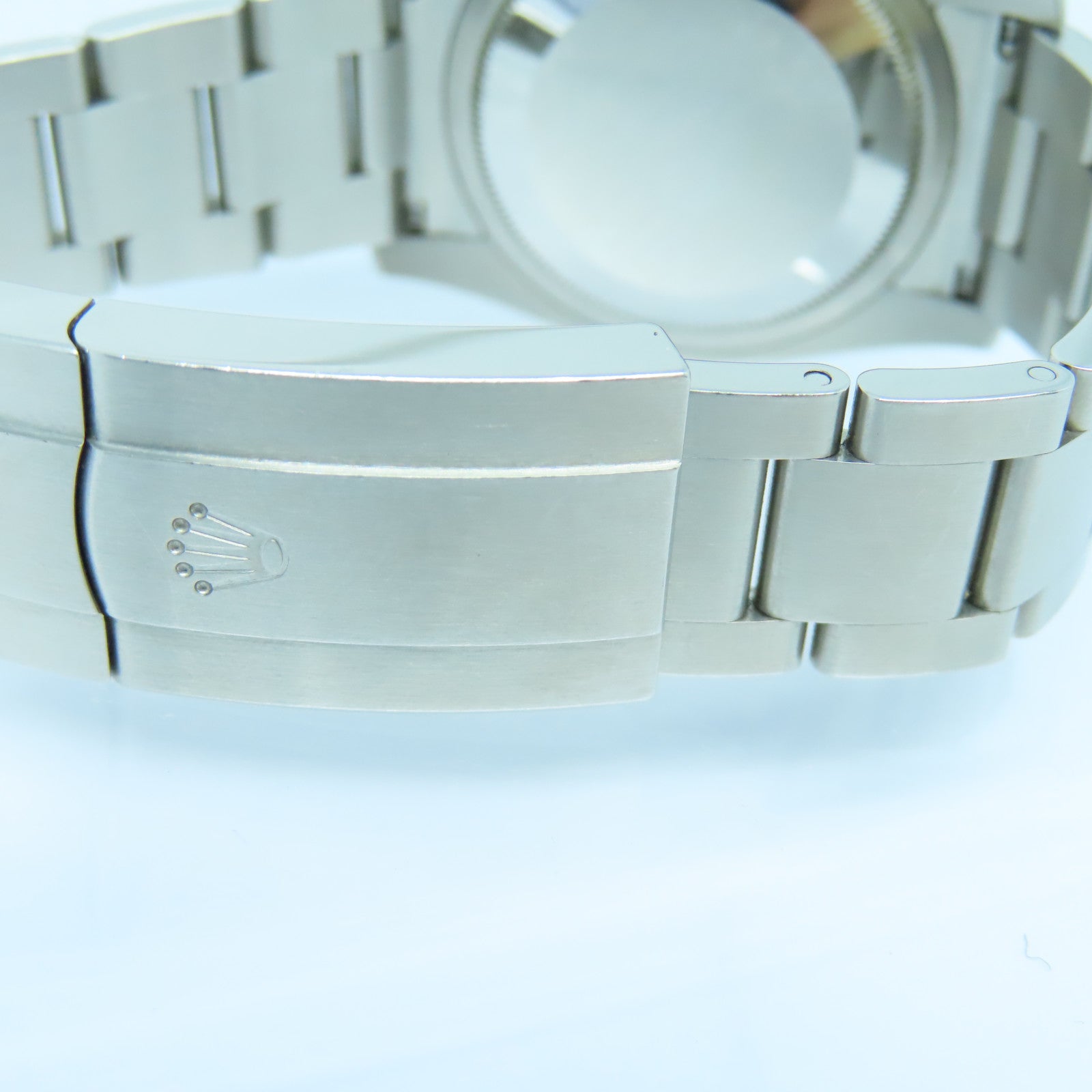 ROLEX Oyster Perpetual不鏽鋼手錶自動機芯黒色