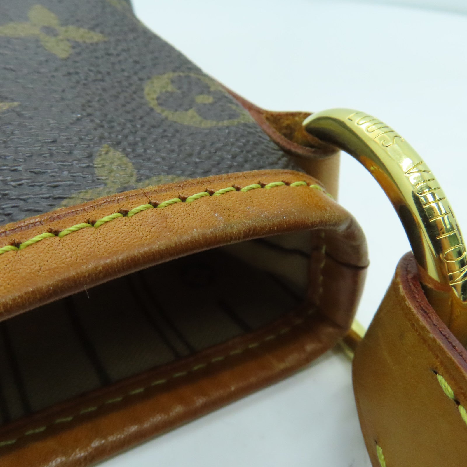 LOUIS VUITTON Monogram Delightful PM Shoulder金扣肩背袋啡色