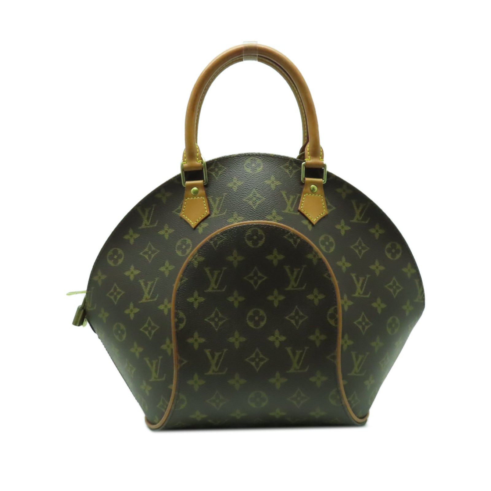 LOUIS VUITTON Monogram Elipse MM金扣手挽袋啡色