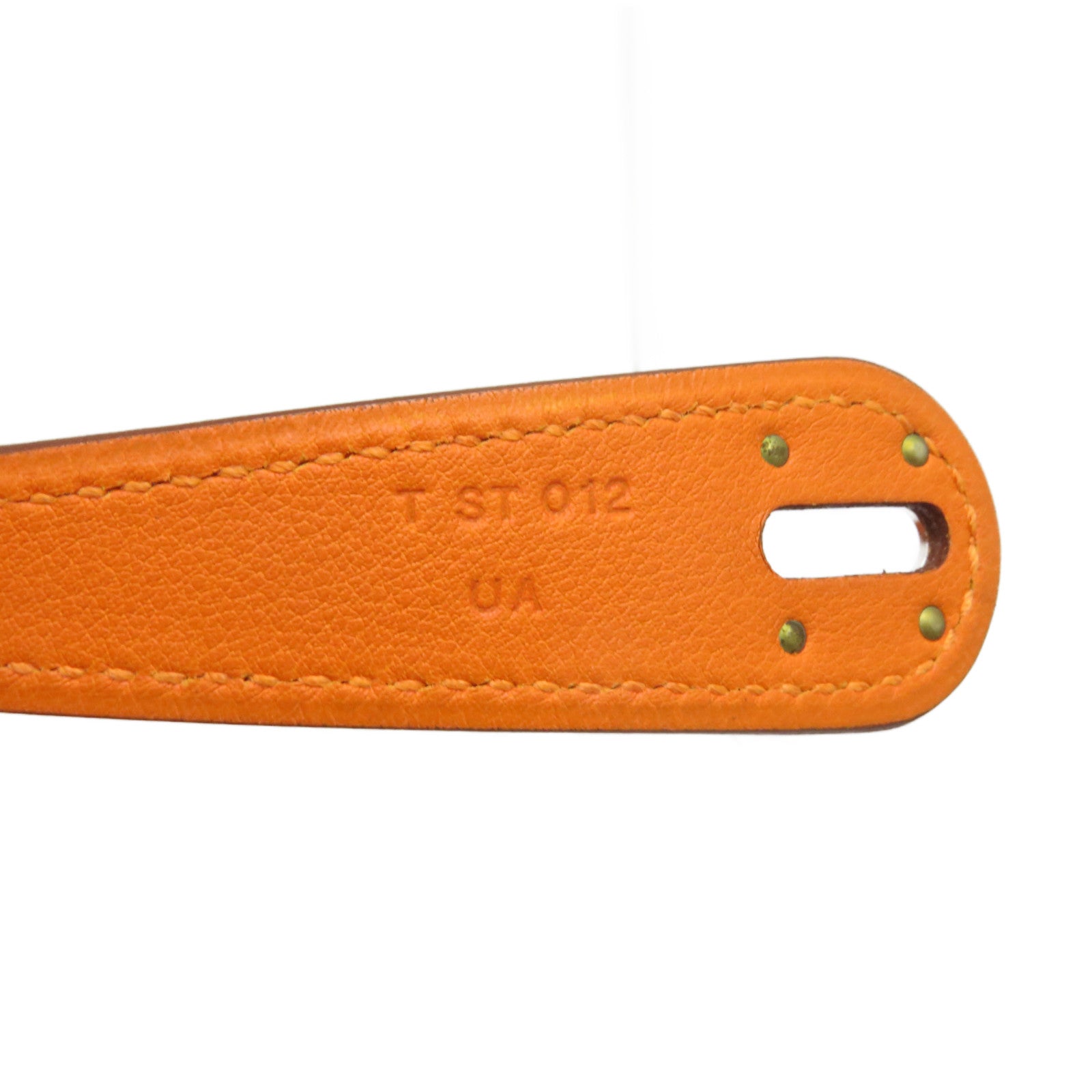 HERMES 【激減優惠】Swift皮革Lindy 30 Shoulder Bag銀扣肩背袋Orange橙色